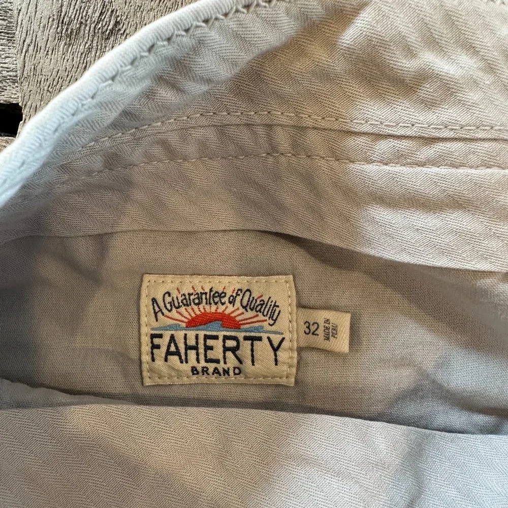 FAHERTY - Tradewinds Linen Blend Short (7.5